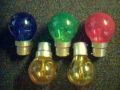 Pictures of bulbs coloured golf ball light bulb bayonet cap