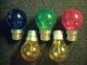 [GOLF BALL Light bulbs Round 40 watt Green BC Lacquer translucent Party coloured lighting, barbecue, social events]
