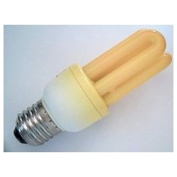 Anti insect Lamp Base ES Edison screw 9 Watt 240 Volt. Party lighting, barbecue, social events