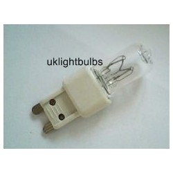 Halogen Capsule light bulbs 240v 25 watt Tab Pin G9 ceramic base light bulb Commonly used in decorative light fittings
