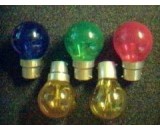 Golf ball light bulb Round Clear Coloured